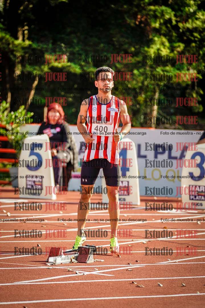 Fotos de los 100 m de varones - FINAL
