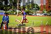 Fotos del salto en largo de mujeres