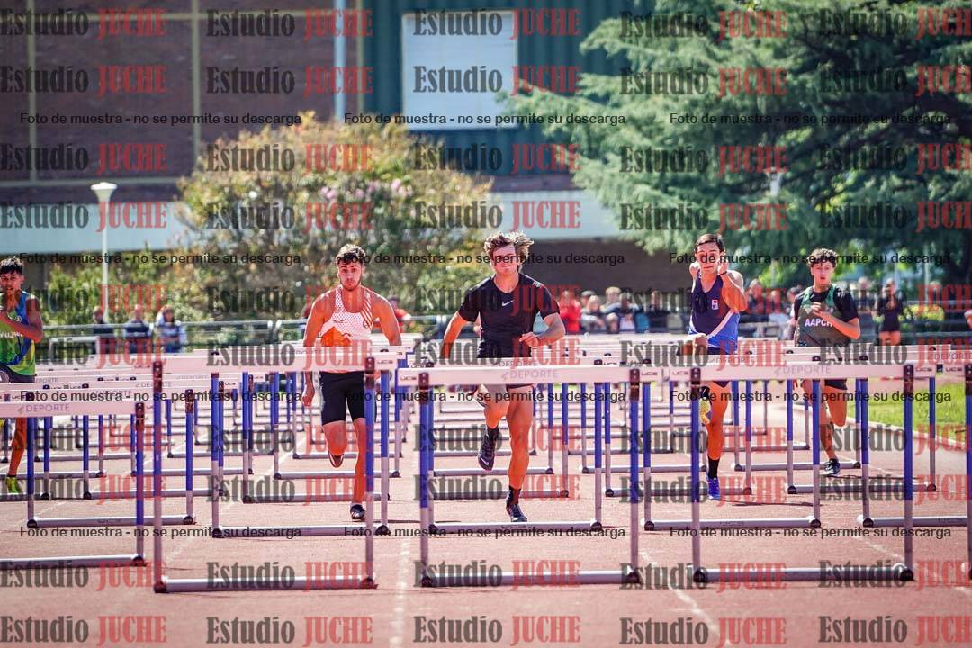 Fotos de los 110 m con vallas de varones