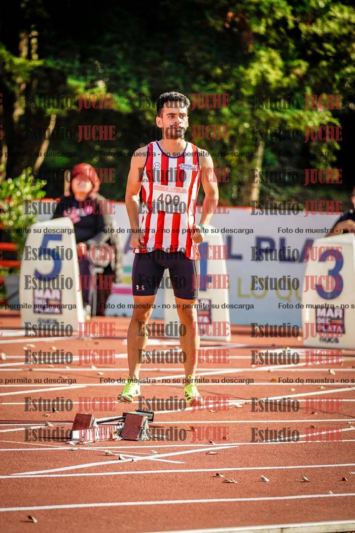 Fotos de los 100 m de varones - FINAL