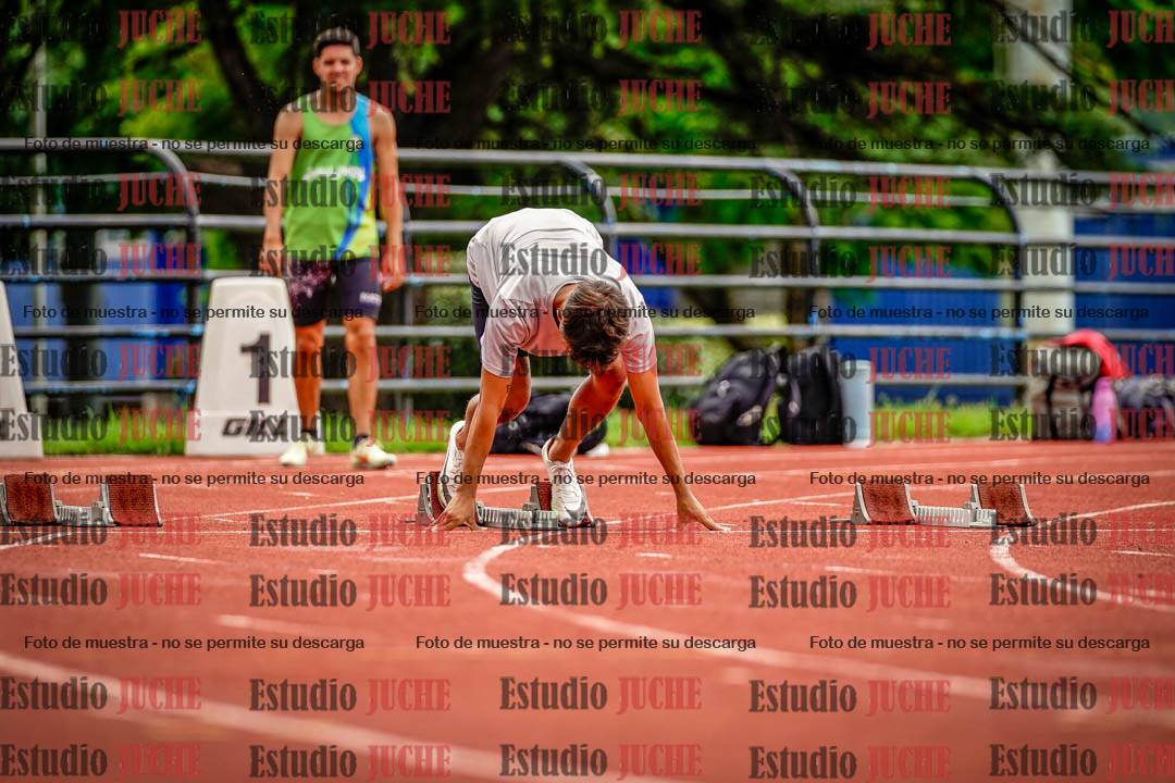 Fotos de los 100 m llanos de varones