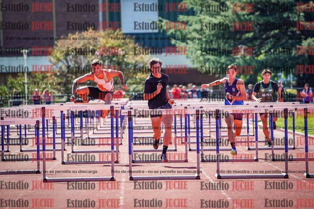 Fotos de los 110 m con vallas de varones
