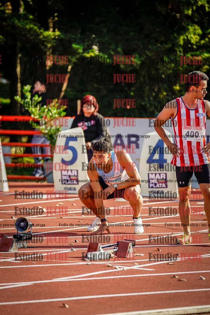 Fotos de los 100 m de varones - FINAL