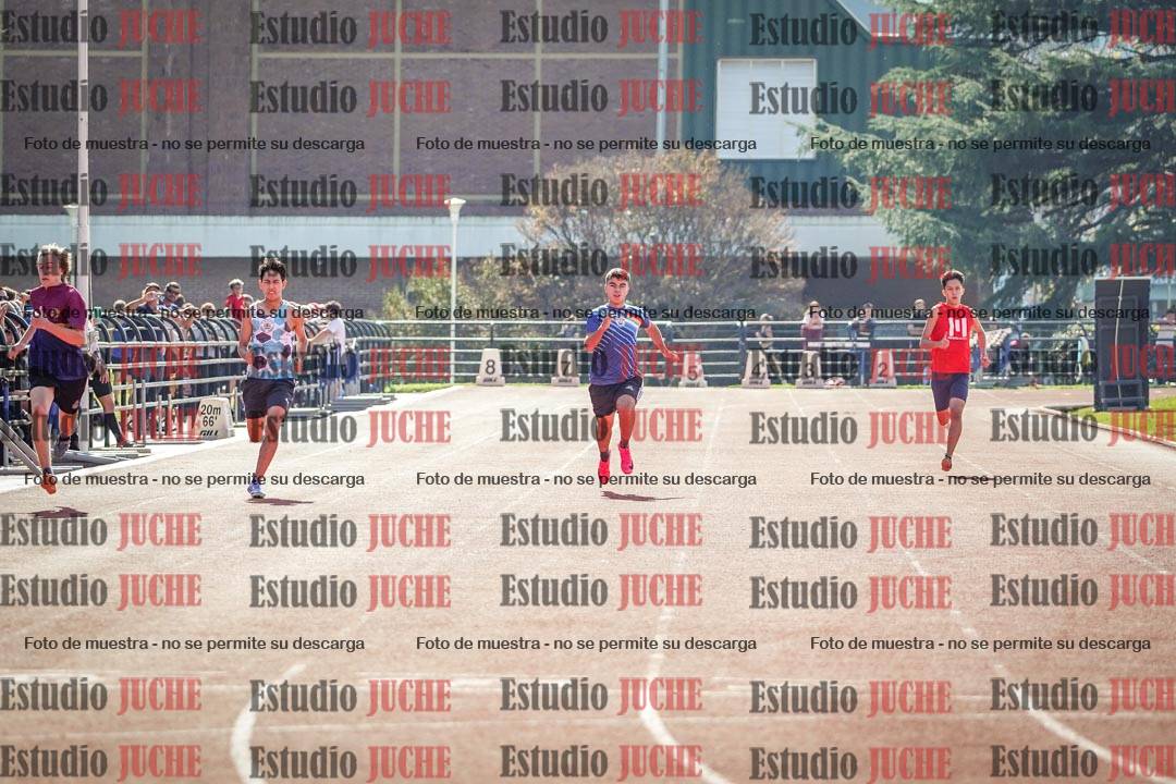 Fotos de los 200 m llanos de varones