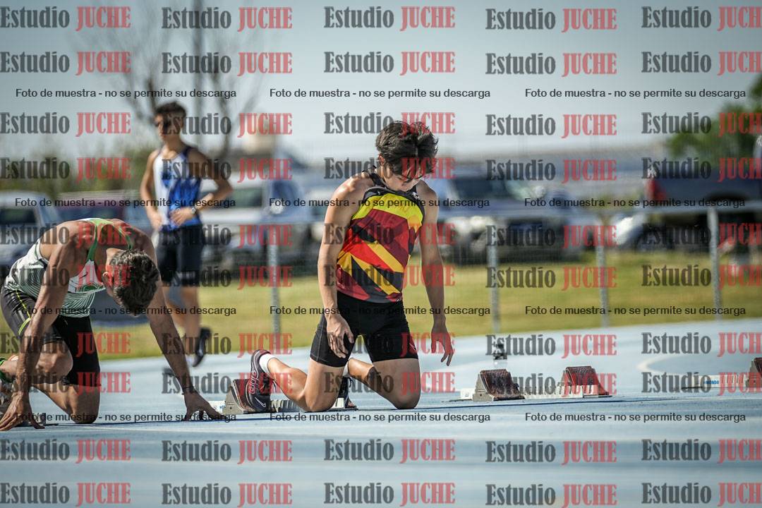 Fotos de los 100 m llanos de varones