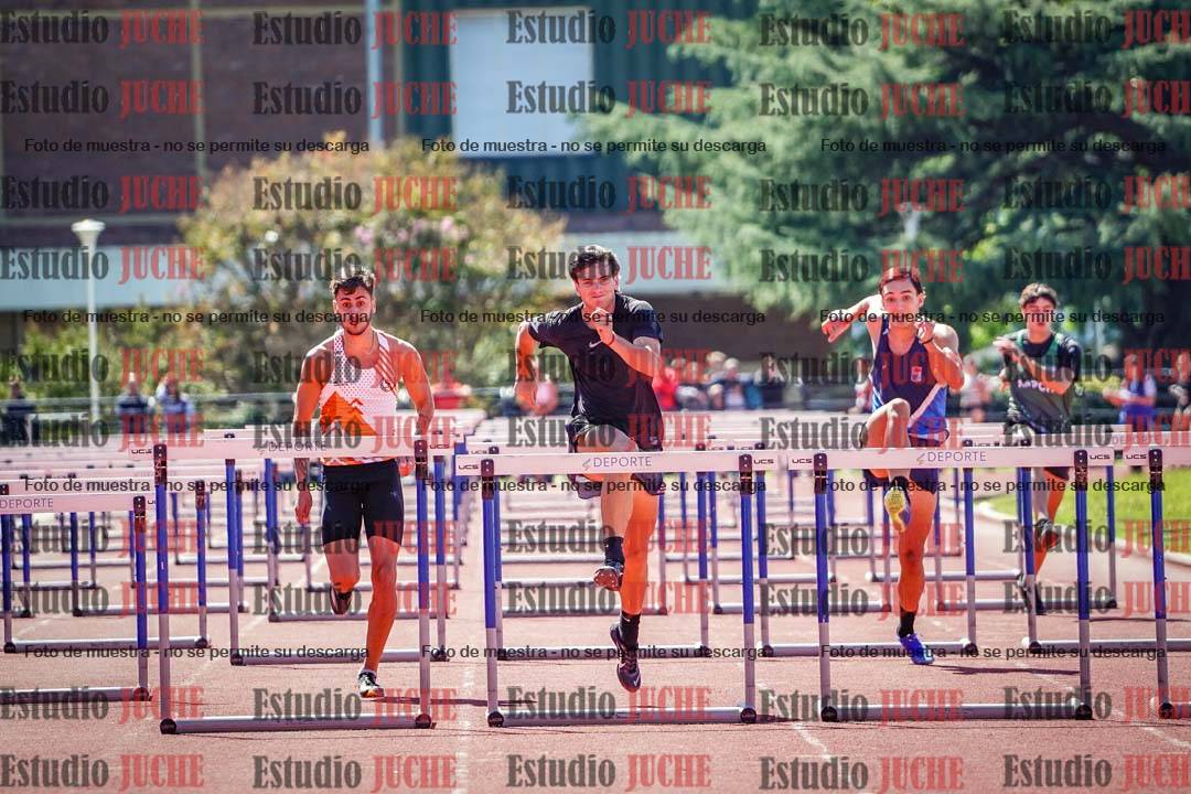 Fotos de los 110 m con vallas de varones