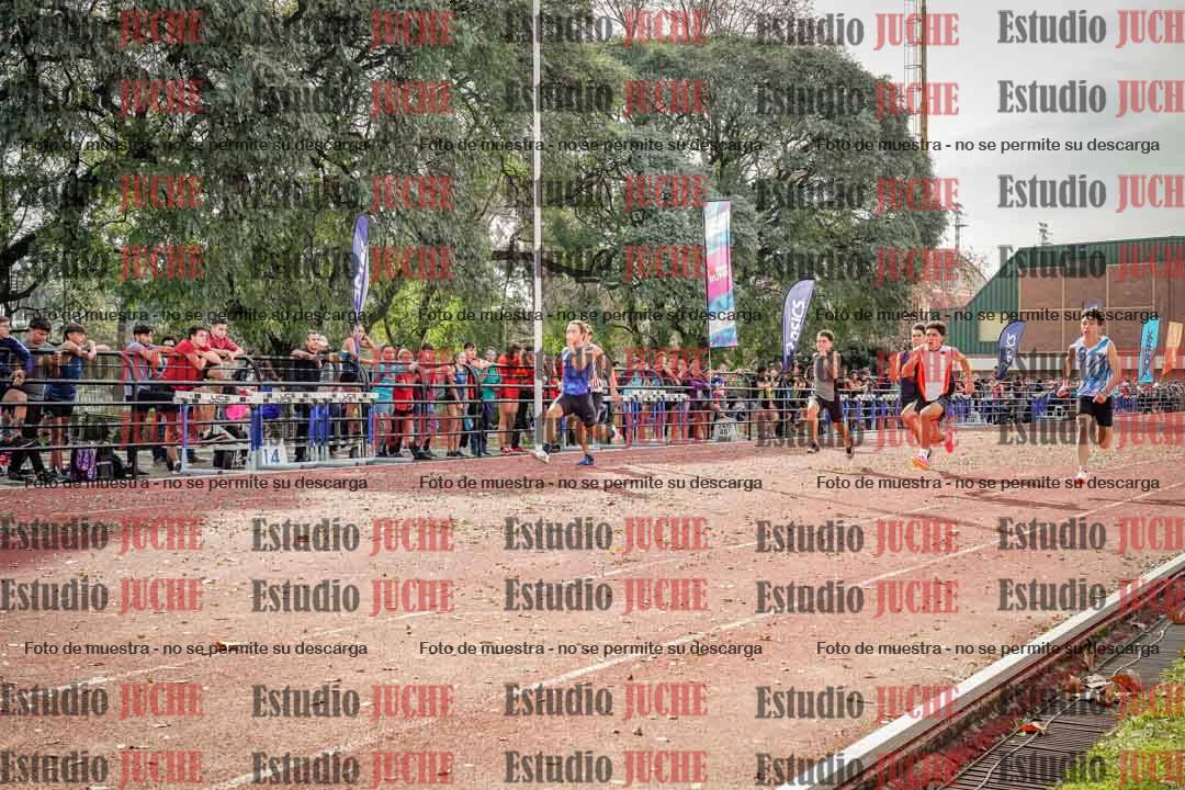 Fotos de los 100 m llanos de varones
