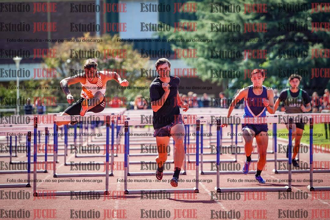 Fotos de los 110 m con vallas de varones