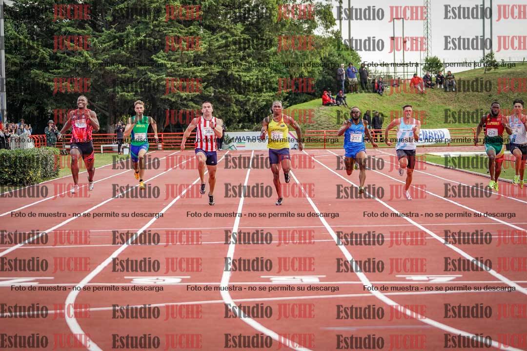 Fotos de los 200 m llanos de varones - FINAL