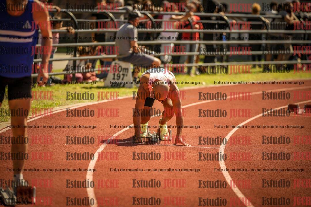 Fotos de los 400 m llanos de varones