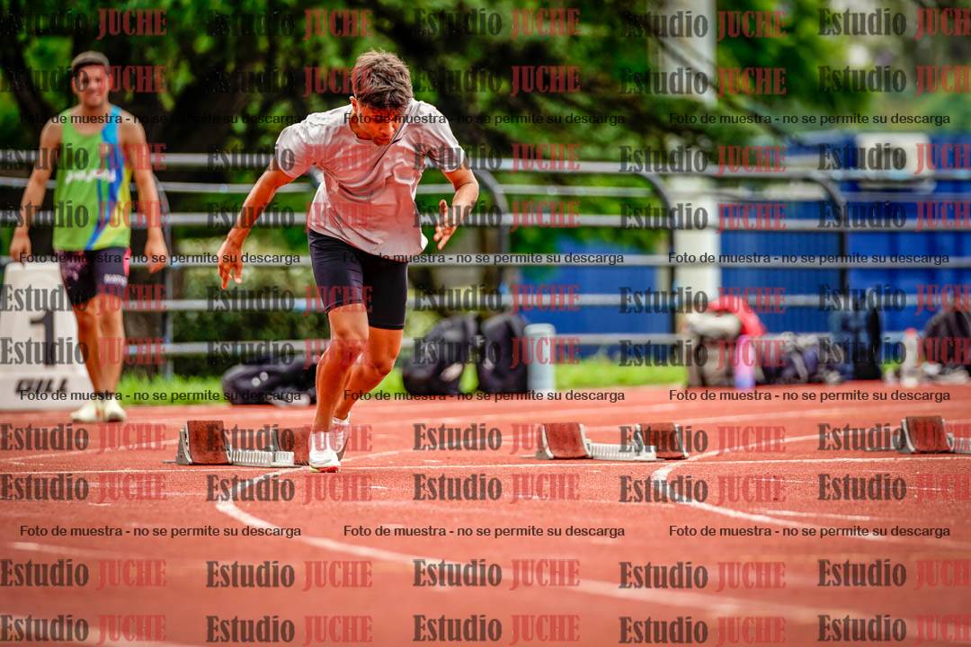 Fotos de los 100 m llanos de varones
