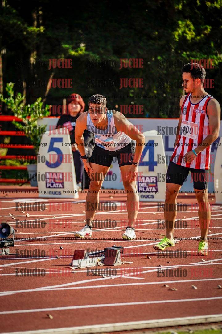 Fotos de los 100 m de varones - FINAL