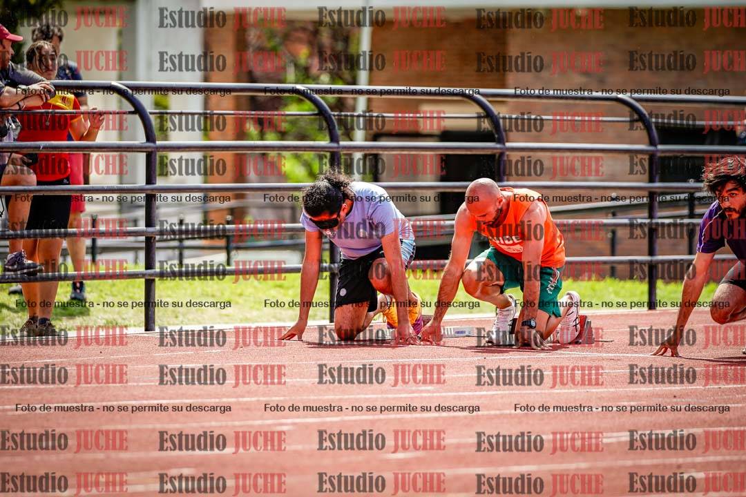 Fotos de los 100 m de varones