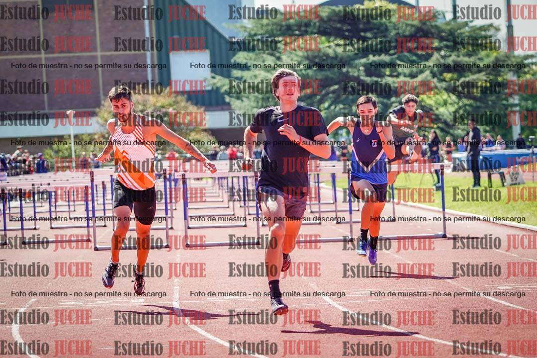 Fotos de los 110 m con vallas de varones