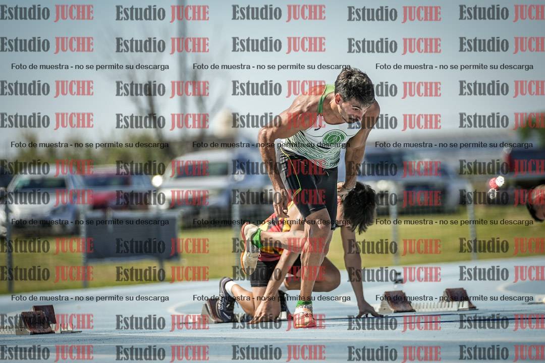 Fotos de los 100 m llanos de varones