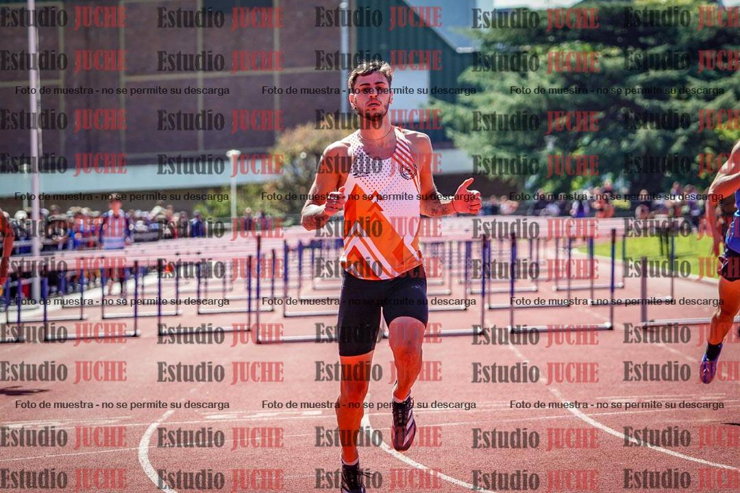 Fotos de los 110 m con vallas de varones