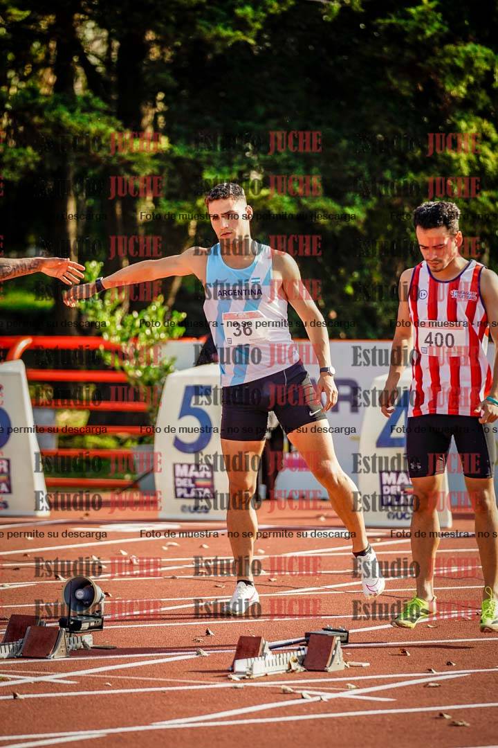 Fotos de los 100 m de varones - FINAL