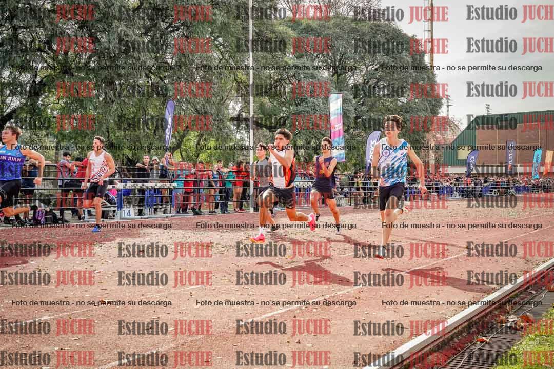 Fotos de los 100 m llanos de varones