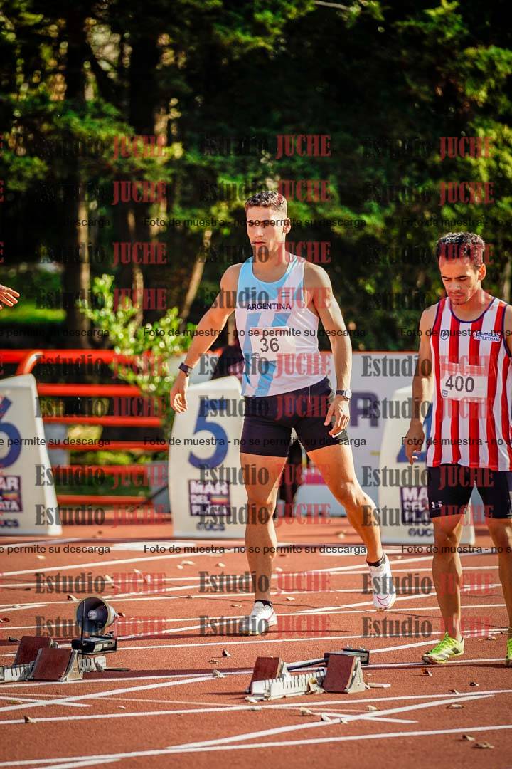 Fotos de los 100 m de varones - FINAL