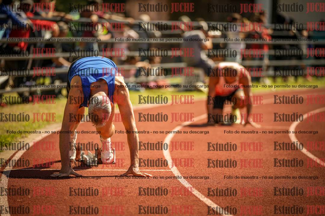 Fotos de los 400 m llanos de varones