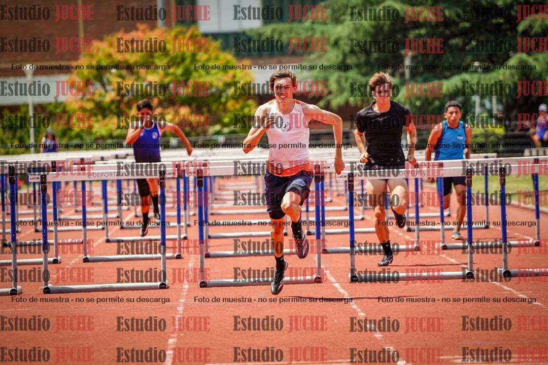 Fotos de los 110 m con vallas de varones