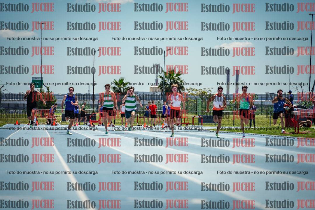 Fotos de los 100 m llanos de varones