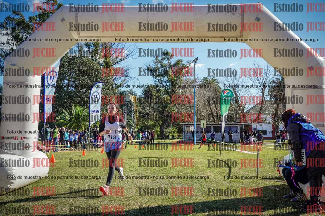 Fotos de la llegada del cross de 3000 m