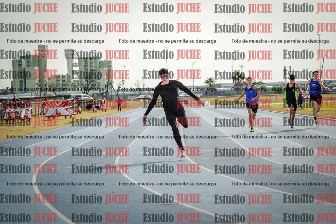 Fotos de los 200 m llanos de varones