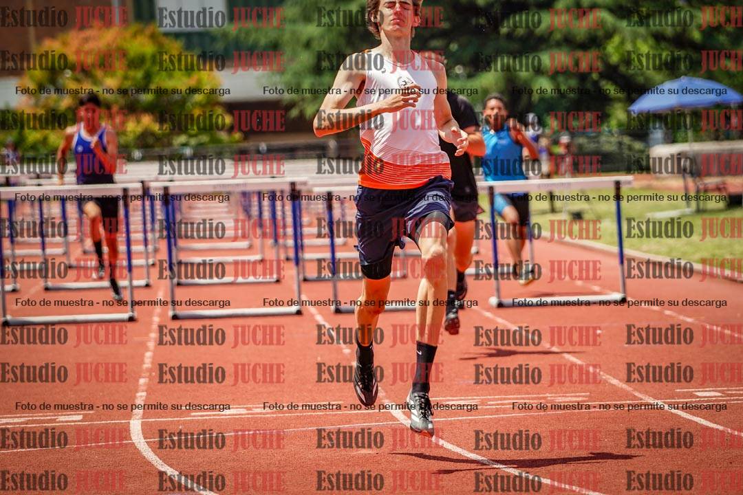 Fotos de los 110 m con vallas de varones