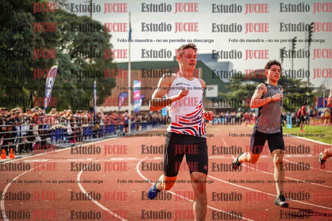 Fotos de los 100 m llanos de varones