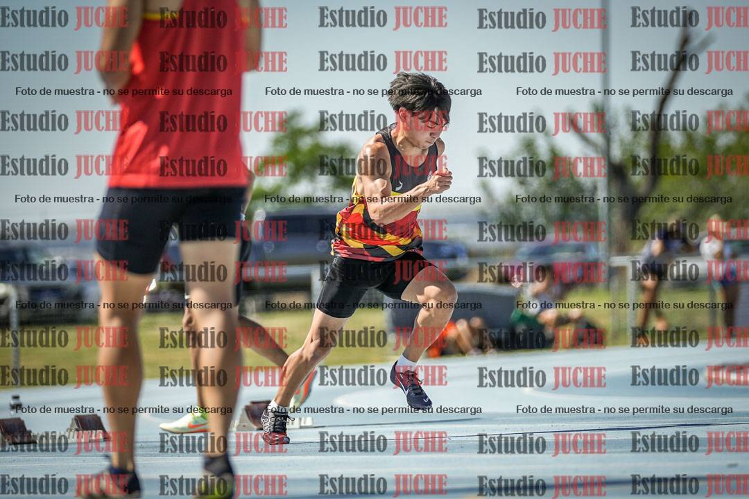 Fotos de los 100 m llanos de varones