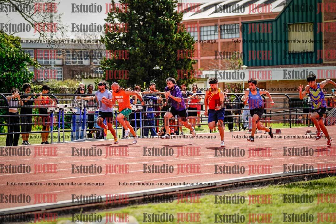 Fotos de los 100 m de varones