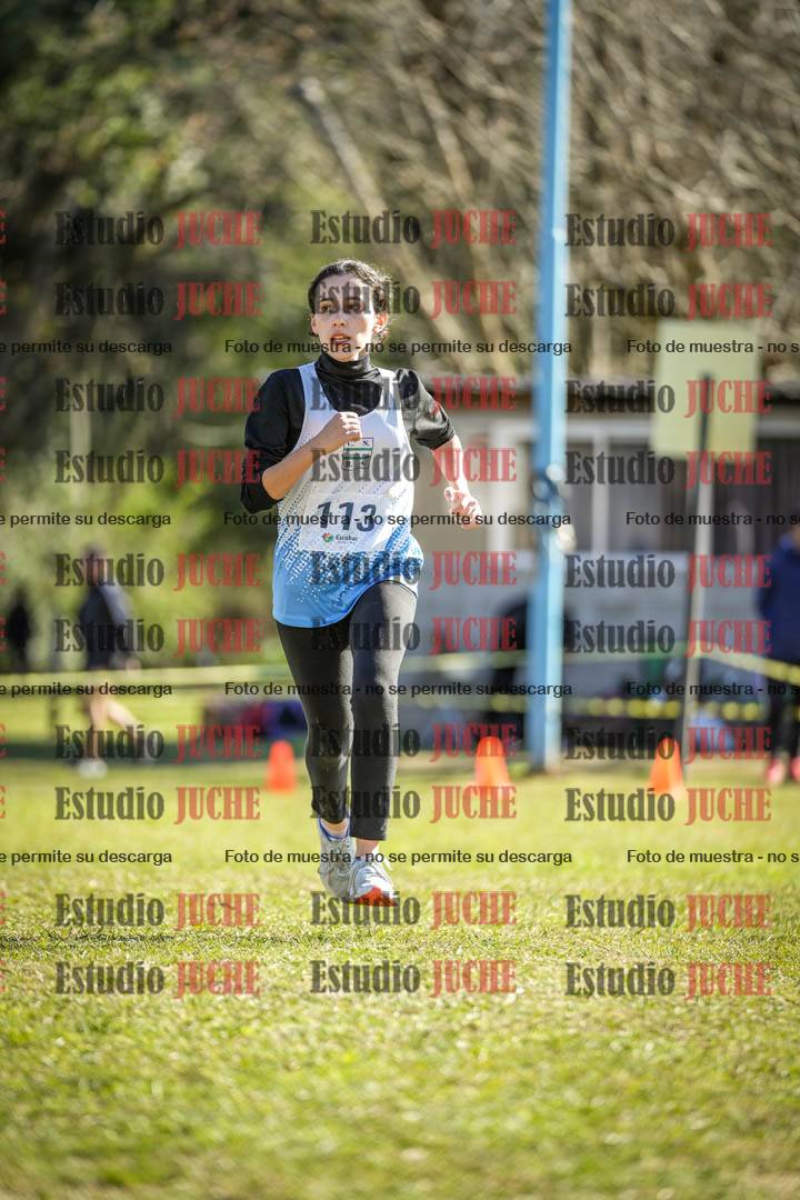 Fotos de la llegada del cross de 3000 m