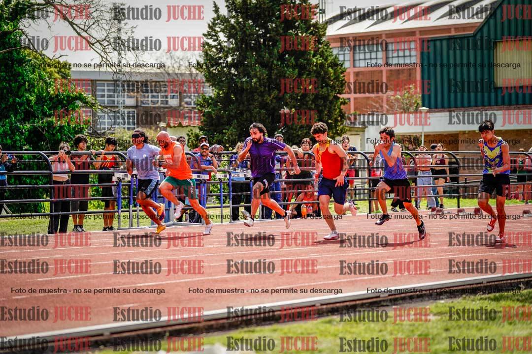 Fotos de los 100 m de varones