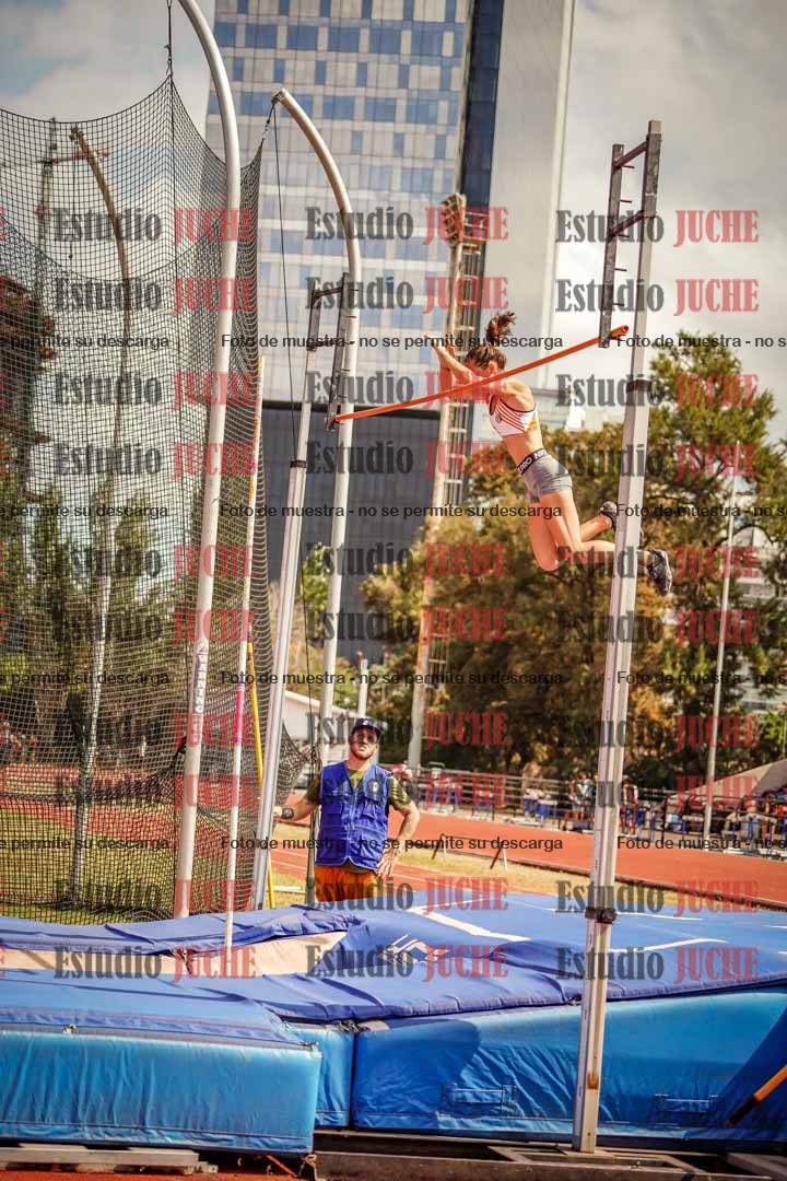 Fotos del salto con garrocha de mujeres y varones