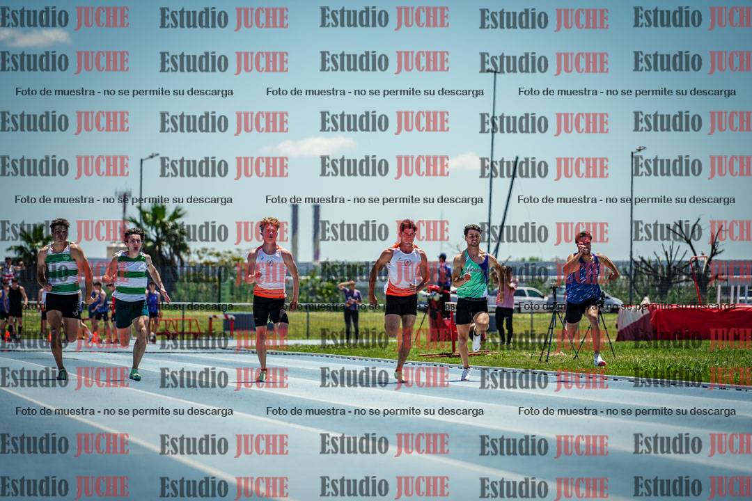 Fotos de los 100 m llanos de varones