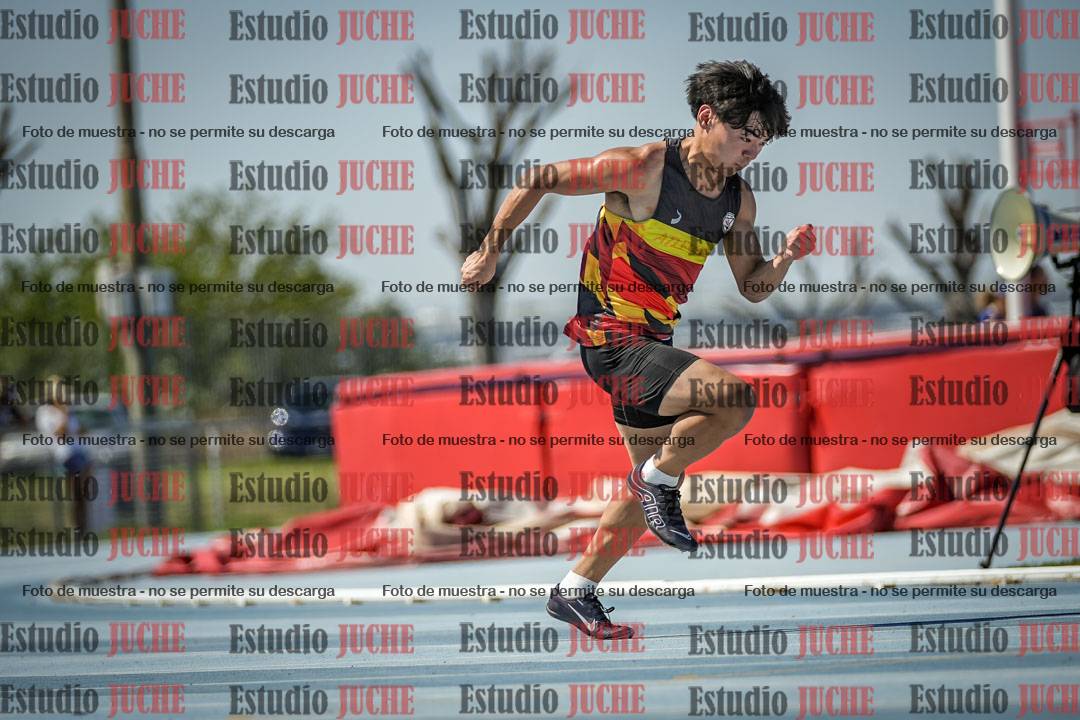 Fotos de los 100 m llanos de varones