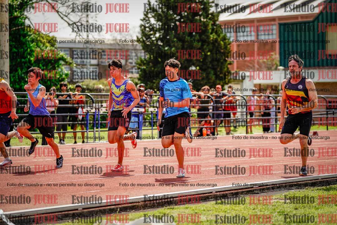 Fotos de los 100 m de varones