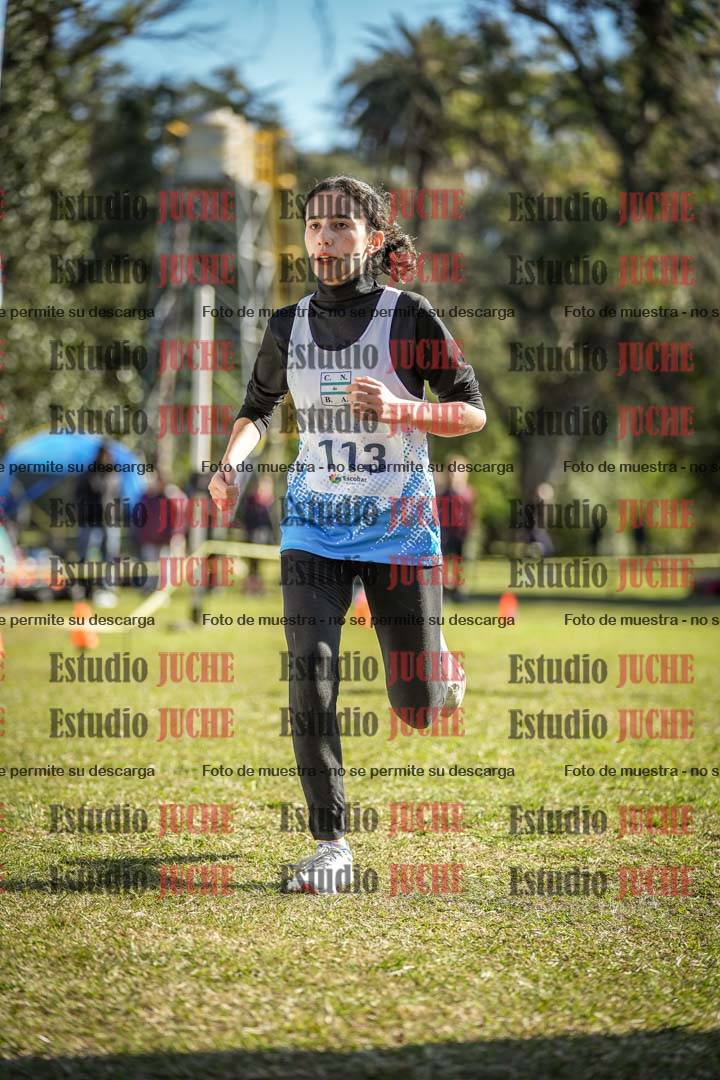 Fotos de la llegada del cross de 3000 m