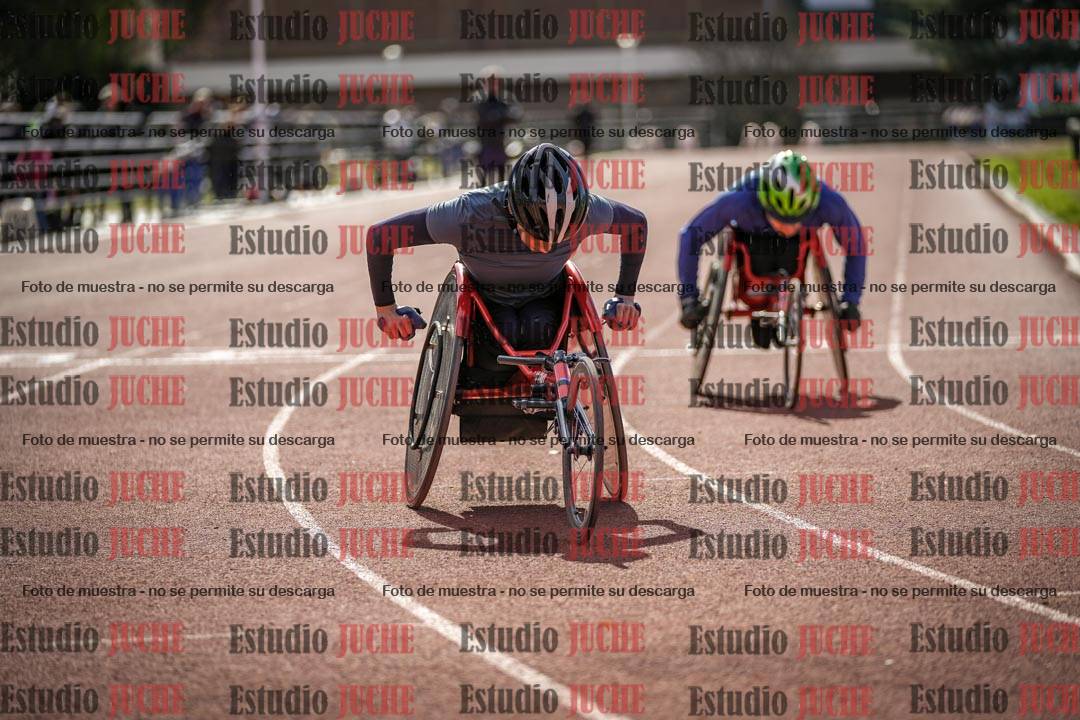 Fotos de los 800 m llanos de silla de ruedas