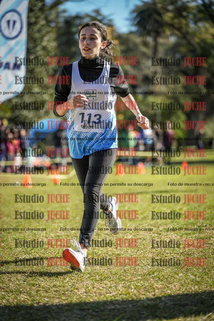 Fotos de la llegada del cross de 3000 m