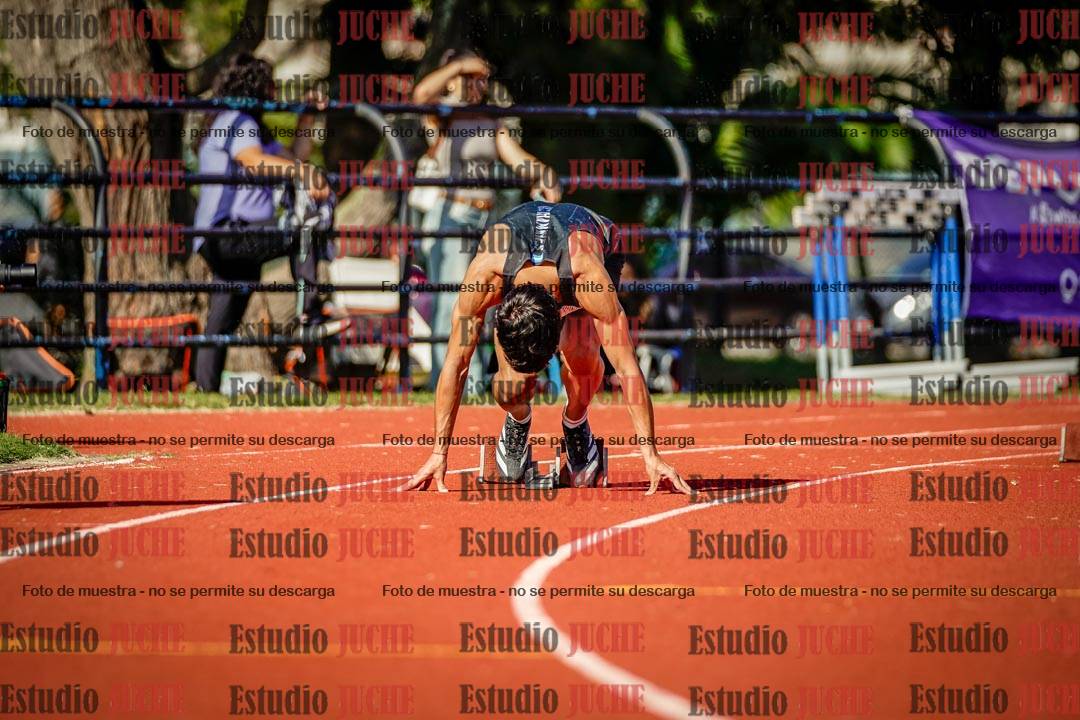 Fotos de los 200 m llanos de varones