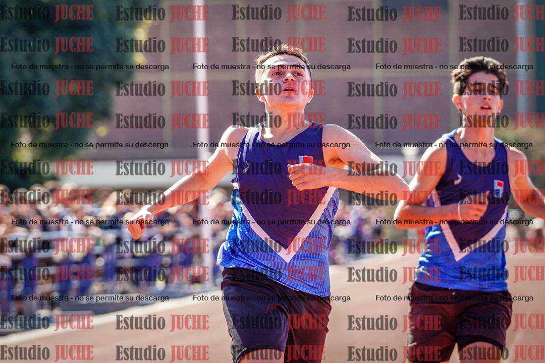 Fotos de los 100 m llanos de varones