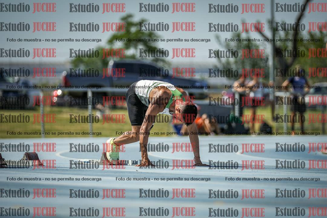 Fotos de los 100 m llanos de varones