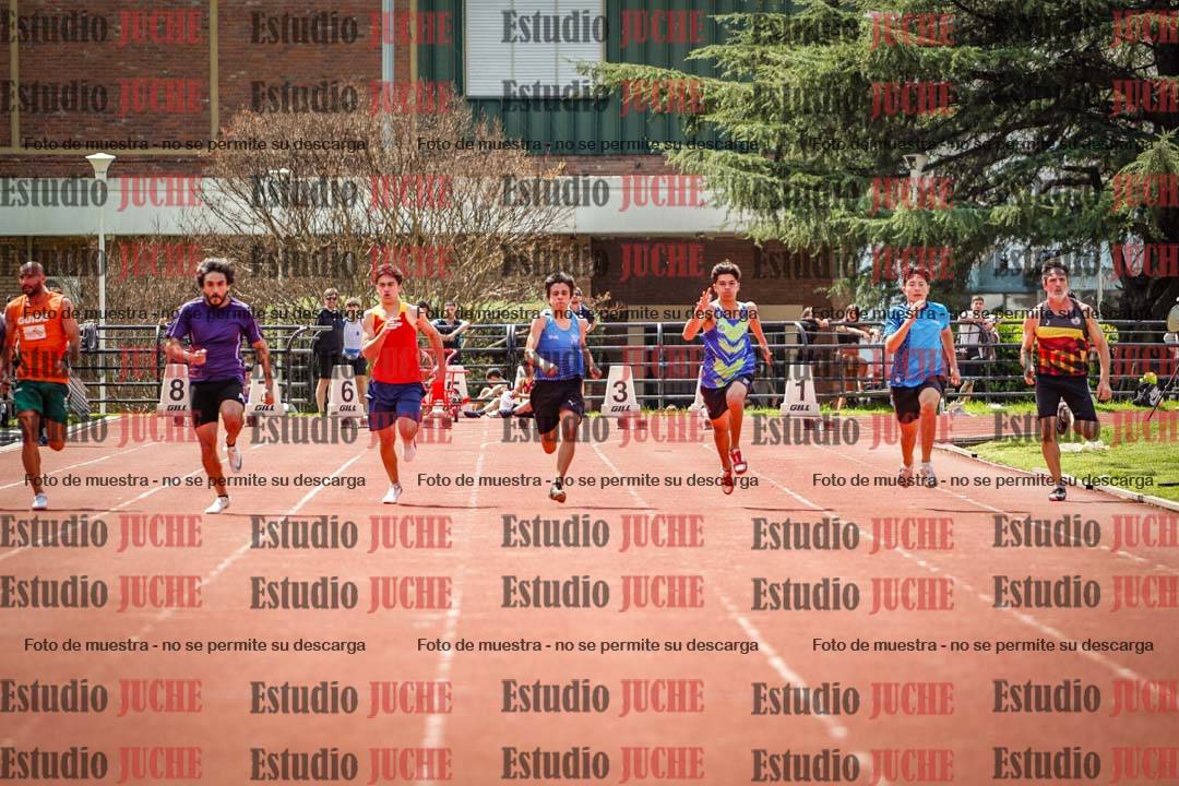 Fotos de los 100 m de varones