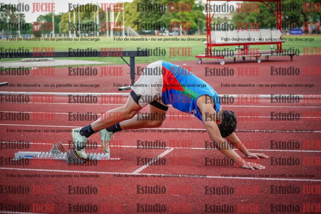 Fotos de los 400 m llanos de varones