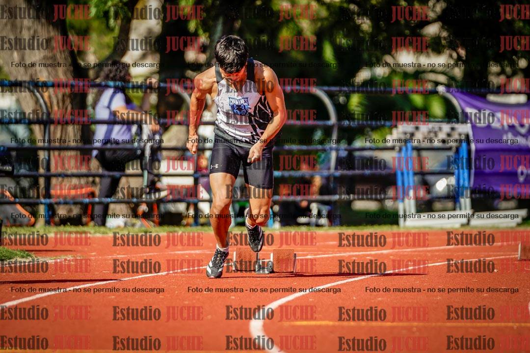 Fotos de los 200 m llanos de varones