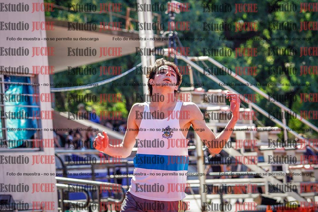 Fotos de los 100 m llanos de varones