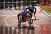 Fotos de los 800 m llanos de silla de ruedas