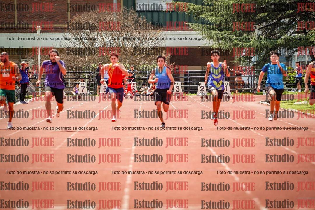 Fotos de los 100 m de varones